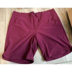 Lands End Board Shorts Womens size 16 magenta berry pink New without tag